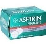 Aspirin® Migräne Brausetabletten 24 viên - Thuốc điều trị đau đầu