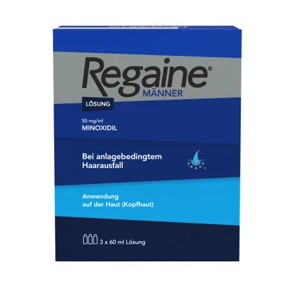 Regaine® Männer 3 x 60 ml - Thuốc bôi điều trị rụng tóc cho nam giới dùng trong 3 tháng