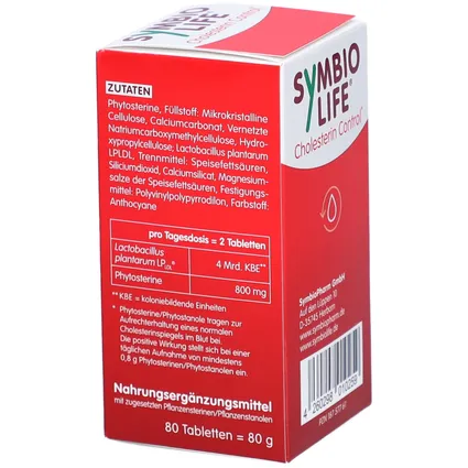 SymbioLife® Cholesterin Control 80 viên - Thực phẩm chức năng giúp giảm mỡ máu