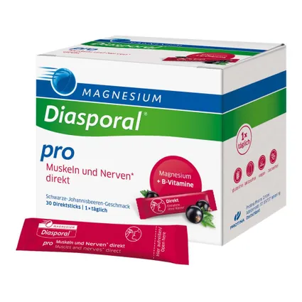 Magnesium-Diasporal® Pro Muskeln und Nerven 30 gói - Thực phẩm bổ sung hỗ trợ điều trị đau đầu