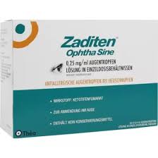 Zaditen® Ophtha sine 20 ống - Thuốc nhỏ mắt điều trị dị ứng