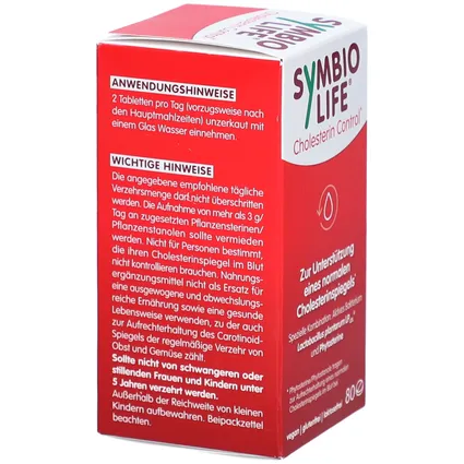 SymbioLife® Cholesterin Control 80 viên - Thực phẩm chức năng giúp giảm mỡ máu