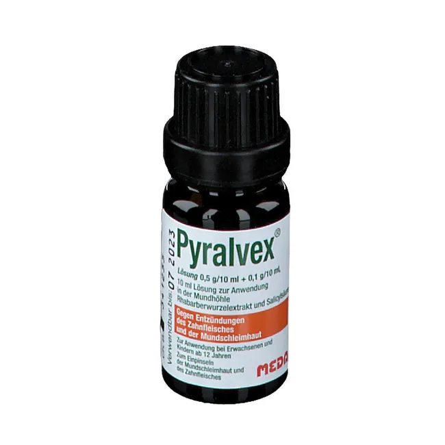 Pyralvex® 10 ml - Thuốc bôi điều trị viêm loét miệng và viêm nướu.