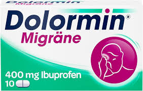 Dolormin Migraine 400 mg Ibuprofen 12 viên - Thuốc điều trị đau đầu