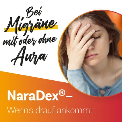 NaraDex® 2,5 mg 2 viên - Thuốc điều trị đau nửa đầu