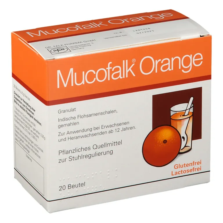 Mucofalk® Orange - Bổ sung chất xơ hỗ trợ giảm táo bón