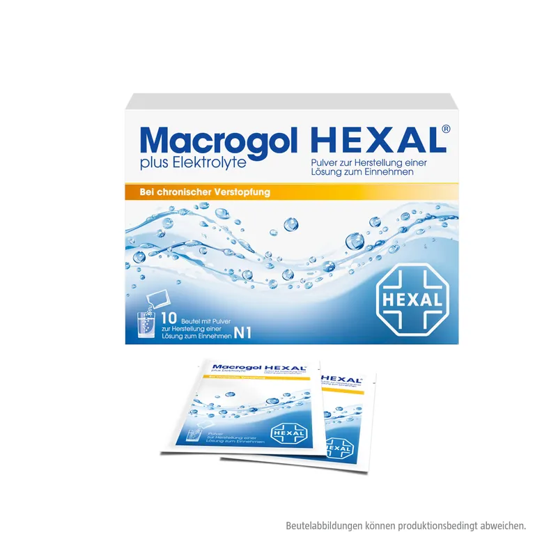 Macrogol HEXAL® - Giúp làm mềm phân và cân bằng điện giải