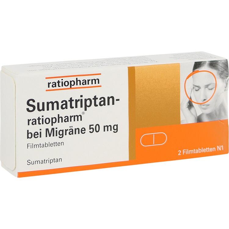 Sumatriptan-ratiopharm® 50 mg - Thuốc điều trị đau nửa đầu cấp tính