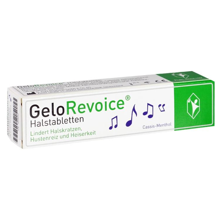 GeloRevoice Halstabletten - Thuốc ngậm điều trị khàn tiếng, đau họng