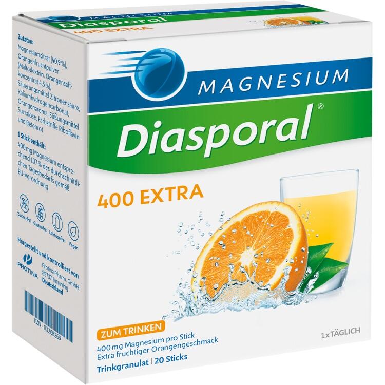 Magnesium-Diasporal® 400 EXTRA - Hỗ trợ cơ bắp, thần kinh, tim mạch và giảm chuột rút