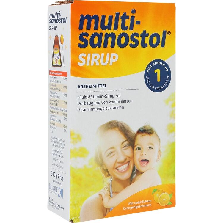 Multi-Sanostol® Sirup - Thuốc bổ sung vitamin giúp phòng ngừa và điều trị thiếu hụt vitamin tổng hợp