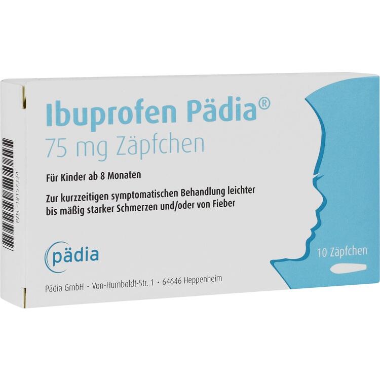 Ibuprofen Pädia® 75 mg - Thuốc giảm đau, hạ sốt trẻ từ 8 tháng tuổi trở lên