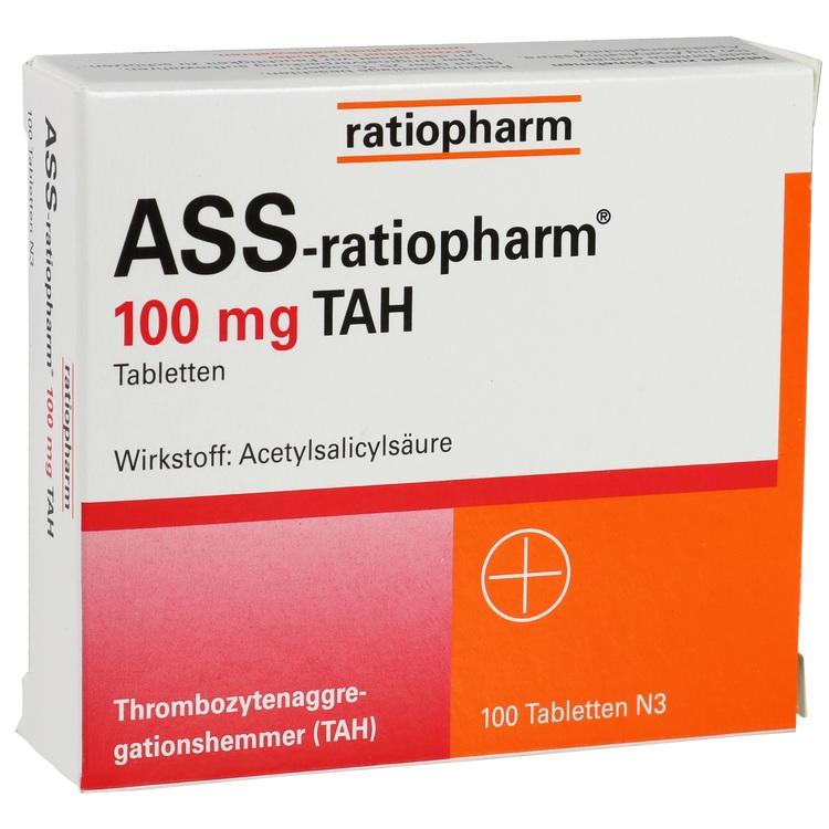 ASS-ratiopharm® 100 mg TAH- Thuốc ngăn ngừa biến cố tim mạnch