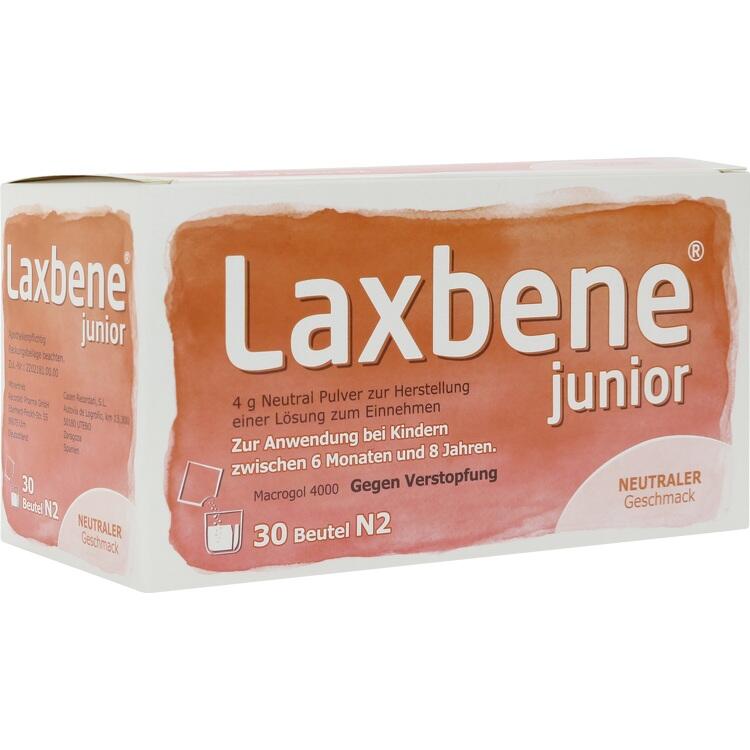 Laxbene® junior 4 g - Thuốc nhuận tràng giúp tăng lượng nước trong ruột, làm mềm phân và cải thiện tình trạng táo bón