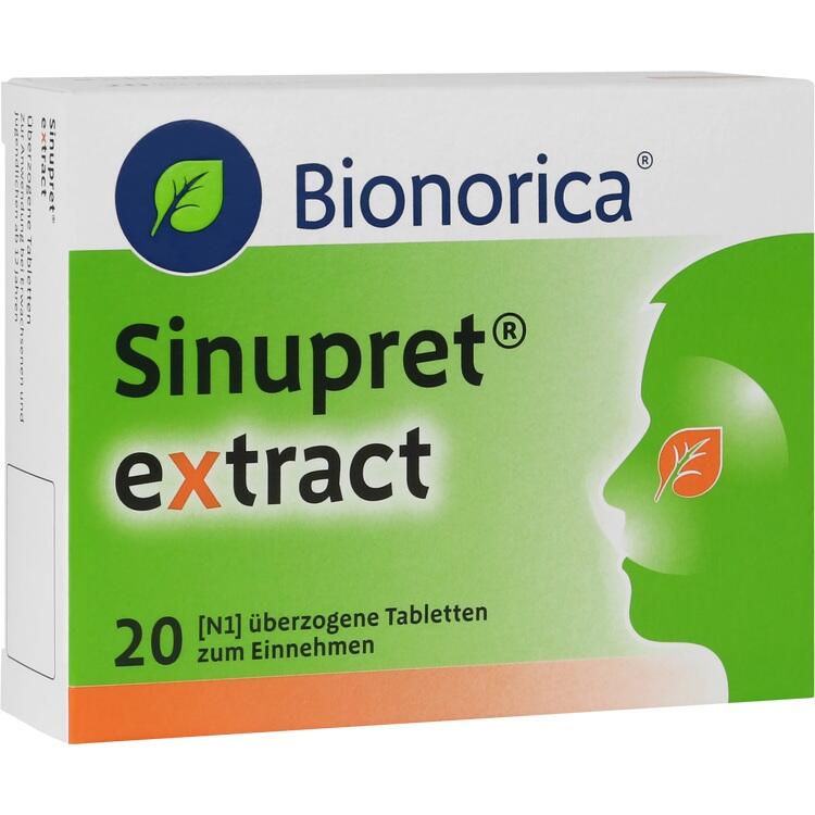 Sinupret® extract - Điều trị viêm xoang cấp tính giúp giảm nghẹt mũi, đau đầu