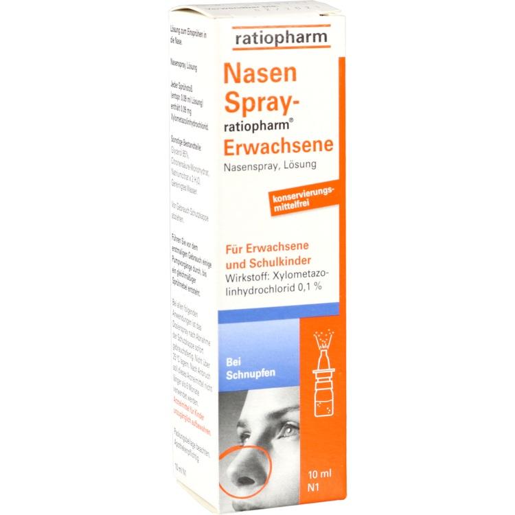 NasenSpray ratiopharm® Erwachsene - Thuốc xịt giúp giảm nghẹt mũi, viêm xoang
