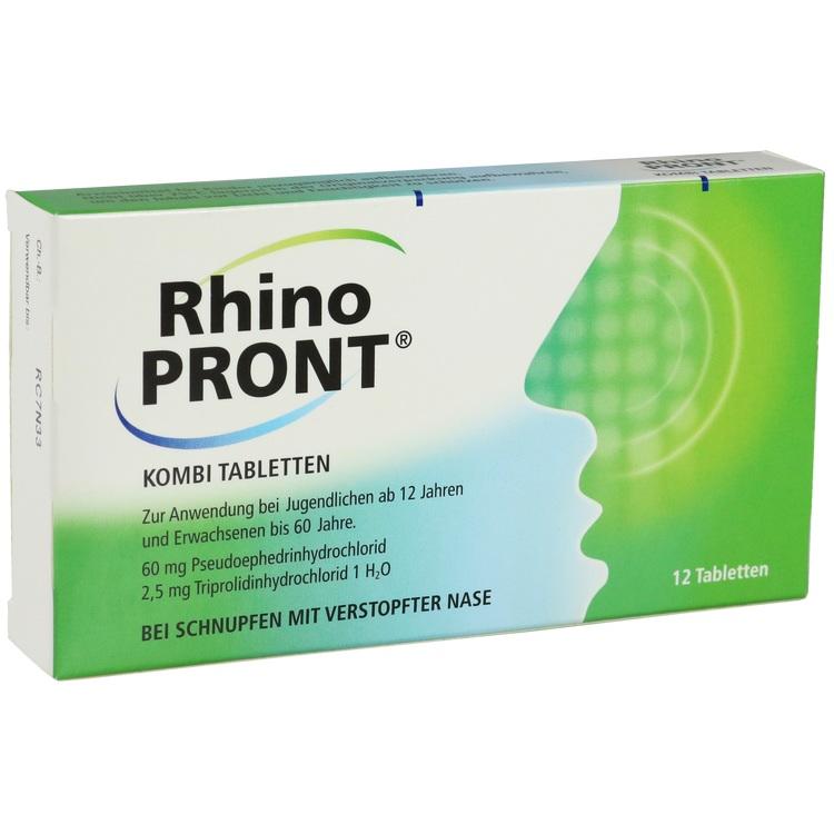 Rhinopront - Thuốc giúp giảm nghẹt mũi và các triệu chứng dị ứng.