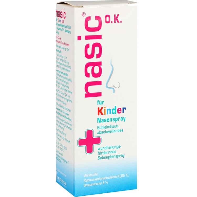 nasic® für Kinder O.K. Nasenspray - Thuốc xịt mũi cho trẻ từ 2 đến 6 tuổi