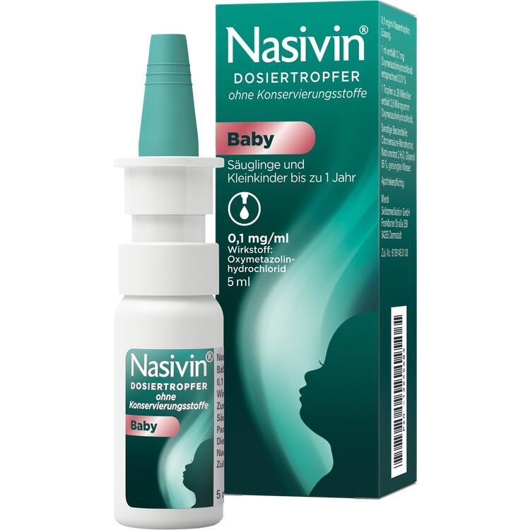 Nasivin® Dosiertropfer Baby - Thuốc nhỏ mũi dành cho trẻ sơ sinh và trẻ nhỏ