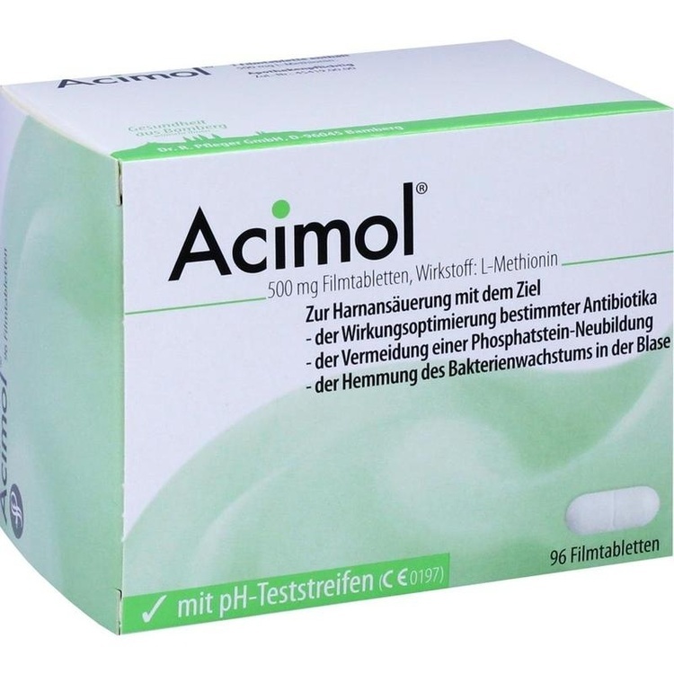 Acimol® 500 mg - Thuốc làm axit hóa nước tiểu