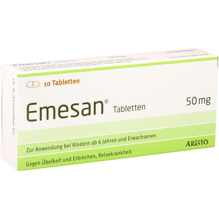 Emesan® - Thuốc giảm các triệu chứng buồn nôn và say tàu xe