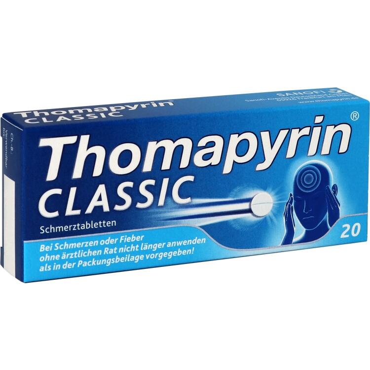 Thomapyrin CLASSIC -  Thuốc đau đầu từ nhẹ đến trung bình cho người lớn và trẻ em từ 12