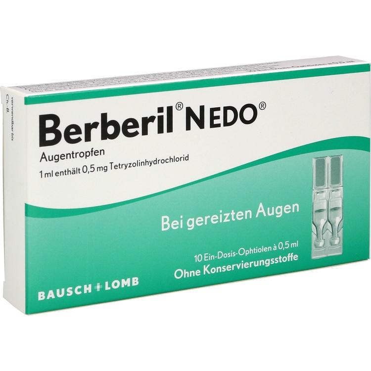 Berberil® N EDO® - Thuốc nhỏ mắt giúp giảm đỏ mắt và kích ứng