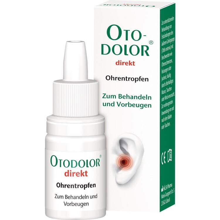 Otodolor® direkt - Thuốc nhỏ tai  giúp giảm đau và viêm tai ngoài