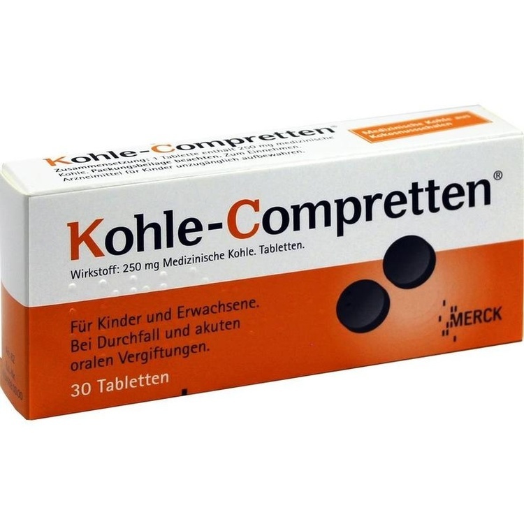 KOHLE-Compretten - Thuốc điều trị tiêu chảy cấp và ngộ độc cấp tính