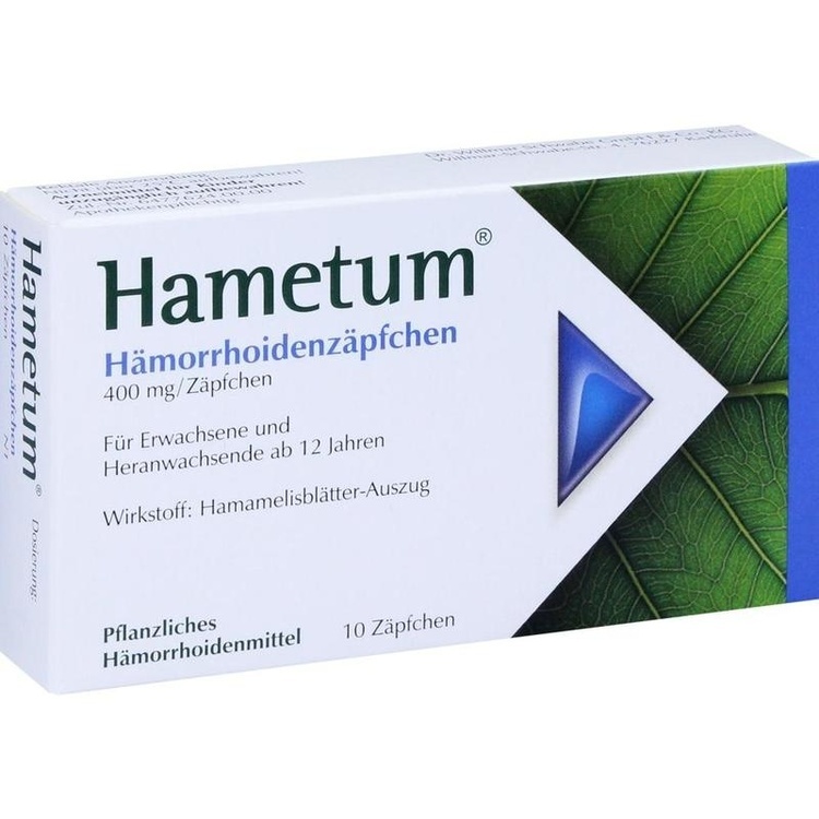 Hametum Zäpfchen - Thuốc đặt ban đêm điều trị trĩ cấp tính