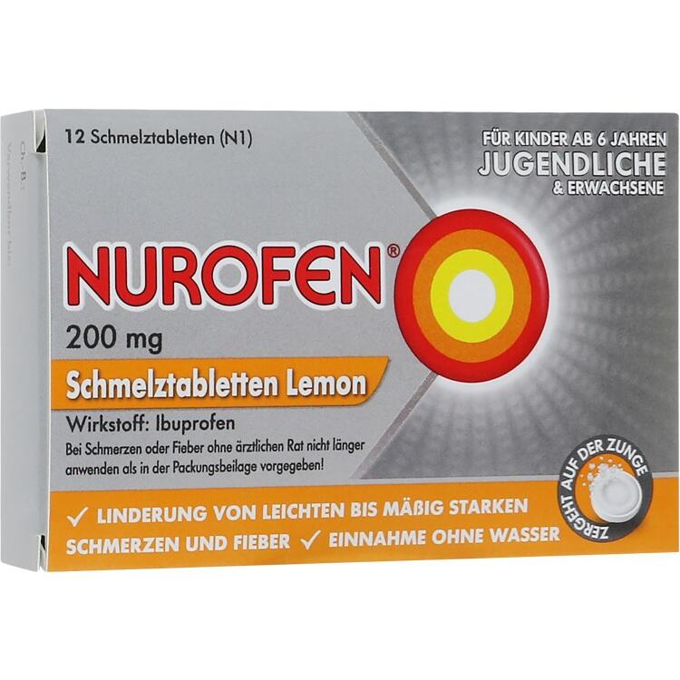 NUROFEN® 200 mg - Thuốc ngậm giảm đau , hạ sốt nhanh