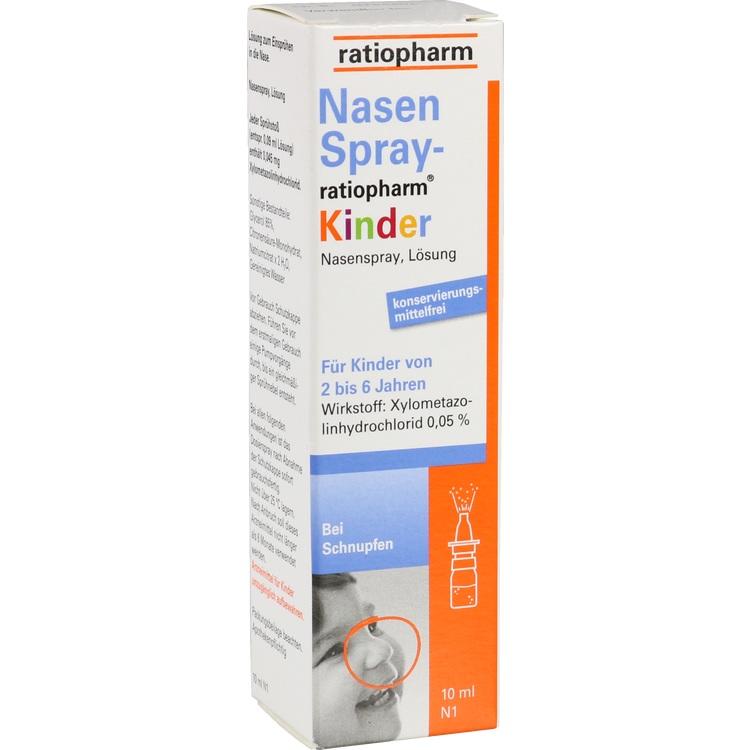 Nasenspray-ratiopharm® Kinder - Thuốc giảm nghẹt mũi và sưng niêm mạc mũi