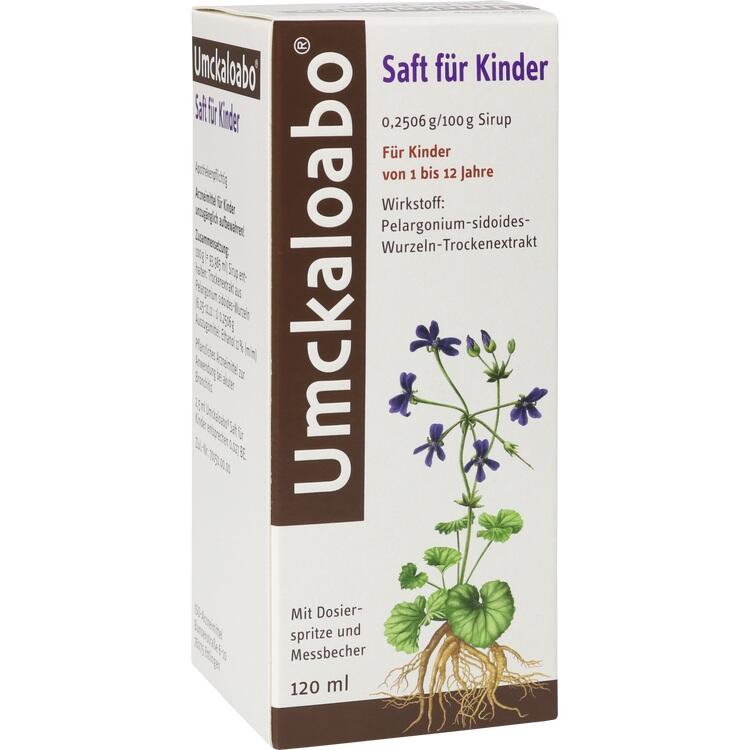 Umckaloabo® Saft  - Thuốc thảo dược hỗ trợ viêm phế quản cấp ở trẻ em từ 1-12 tuổi