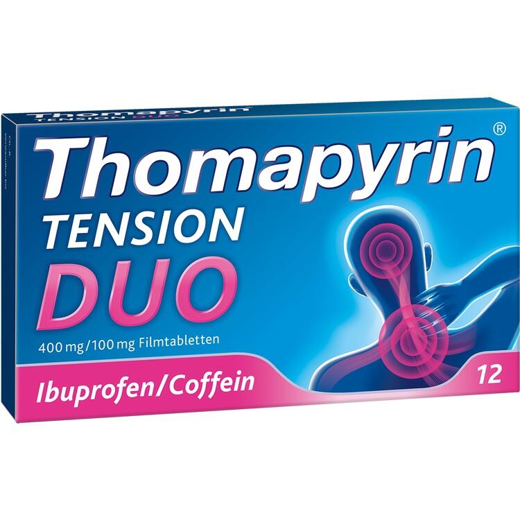 Thomapyrin® TENSION DUO - Thuốc đau đầu và đau lưng cho người lớn