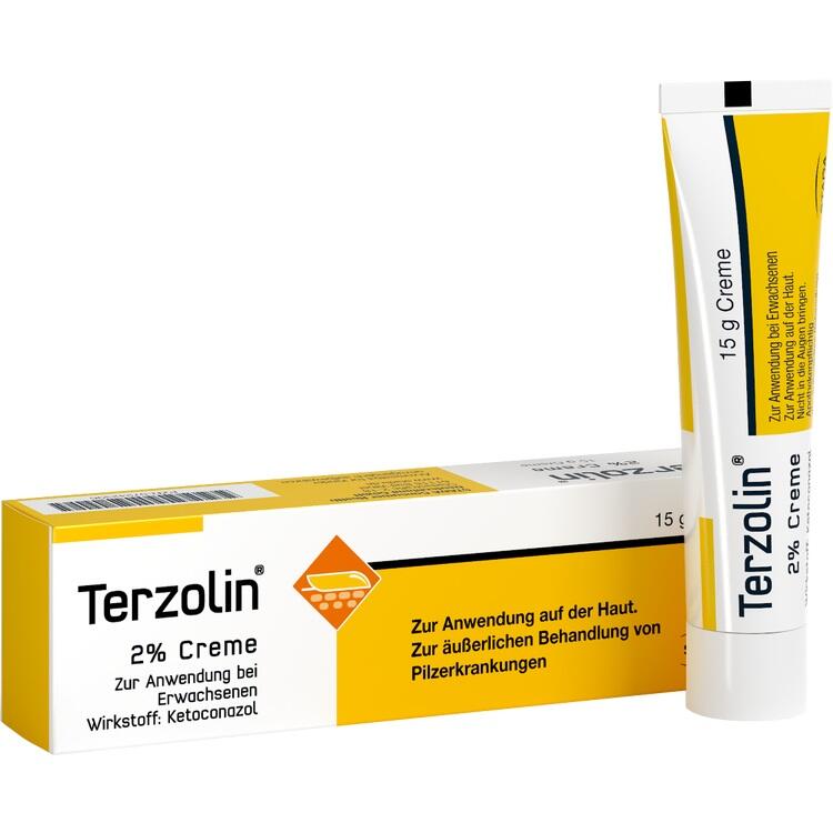 Terzolin® 2% Creme - Kháng nấm hiệu quả ở mặt, ngực, lưng hoặc các vùng không lông