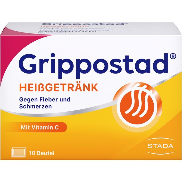 Grippostad® Heißgetränk - Thuốc bột giúp giảm đau, hạ sốt và tăng cường hệ miễn dịch phù hợp cho trẻ em từ 10 tuổi trở lên