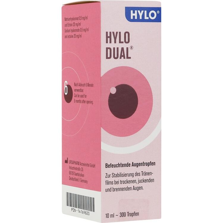 HYLO DUAL® - Thuốc giảm khô mắt và kích ứng nhẹ đến trung bình
