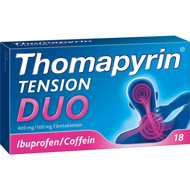 Thomapyrin® TENSION DUO - Thuốc đau đầu và đau lưng cho người lớn