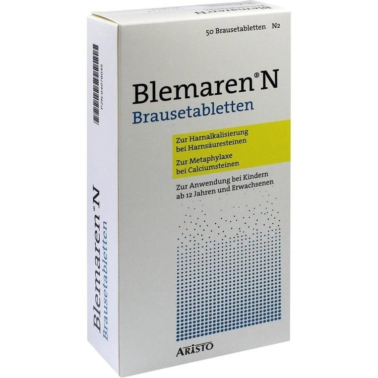 Blemaren® N - Thuốc kiềm hoá nước tiểu ở những người bị sỏi thận