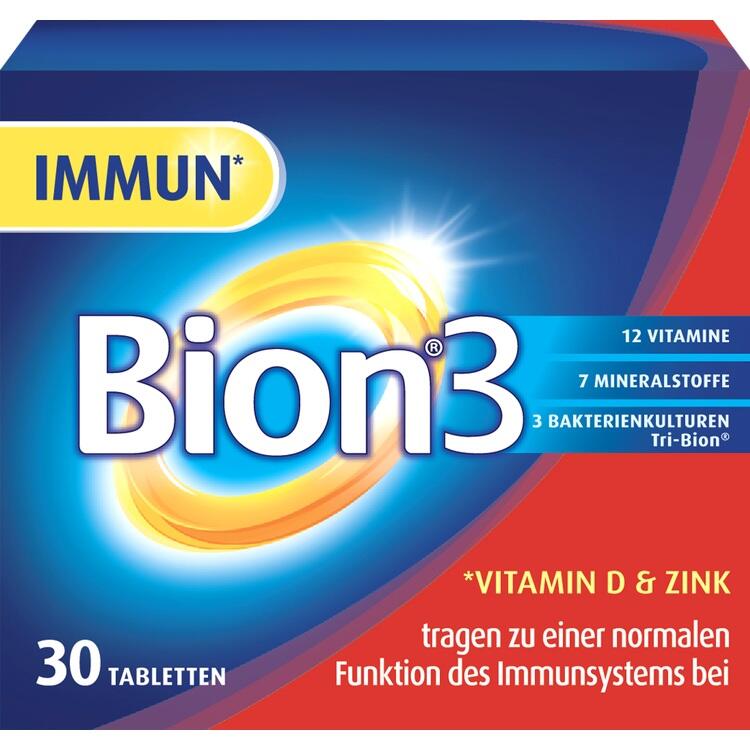 Bion3 Immun¹ Multivitamin - Hỗ trợ hệ miễn dịch và duy trì sức khỏe tổng thể