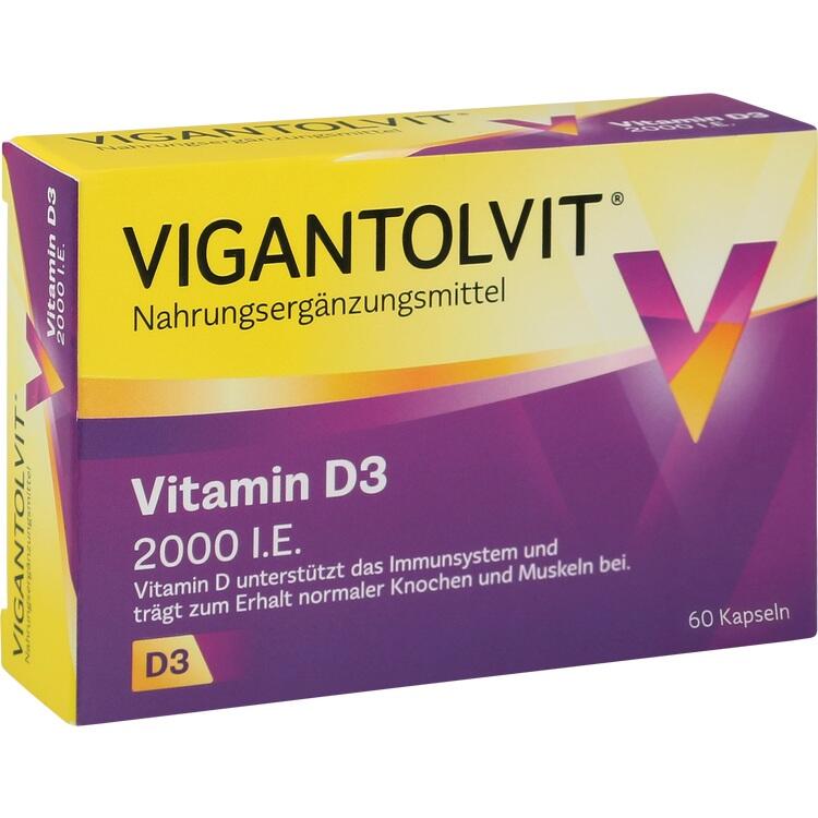 Vitamin D3 2000 I.E. - Hỗ trợ hệ miễn dịch, xương và cơ
