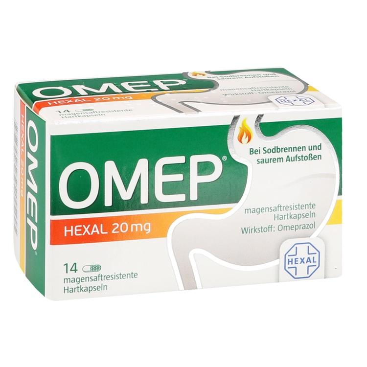 OMEP® HEXAL 20 mg - Thuốc điều trị các triệu chứng trào ngược axit dạ dày và ợ nóng