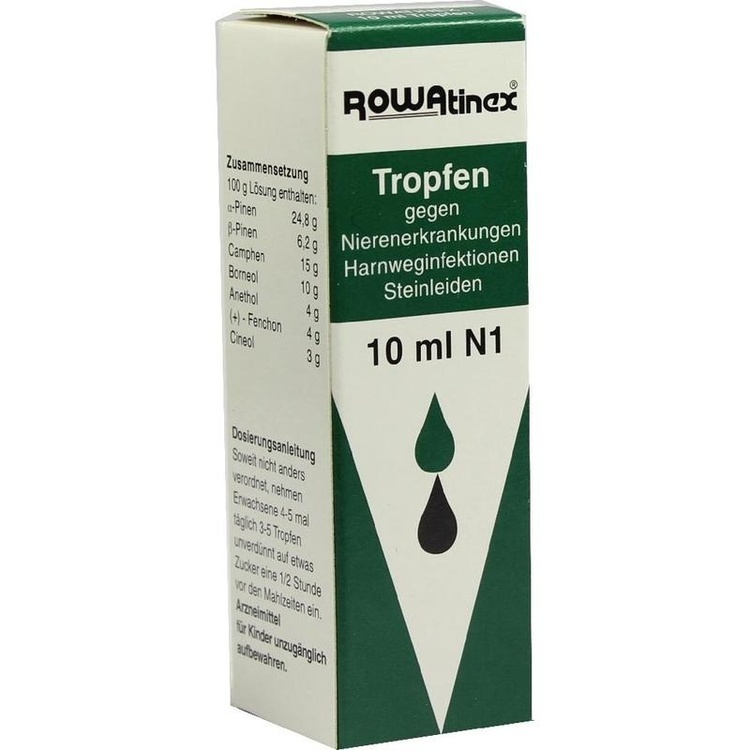 Rowatinex Tropfen - Thuốc lợi tiểu hỗ trợ điều trị sỏi thận và viêm đường niệu