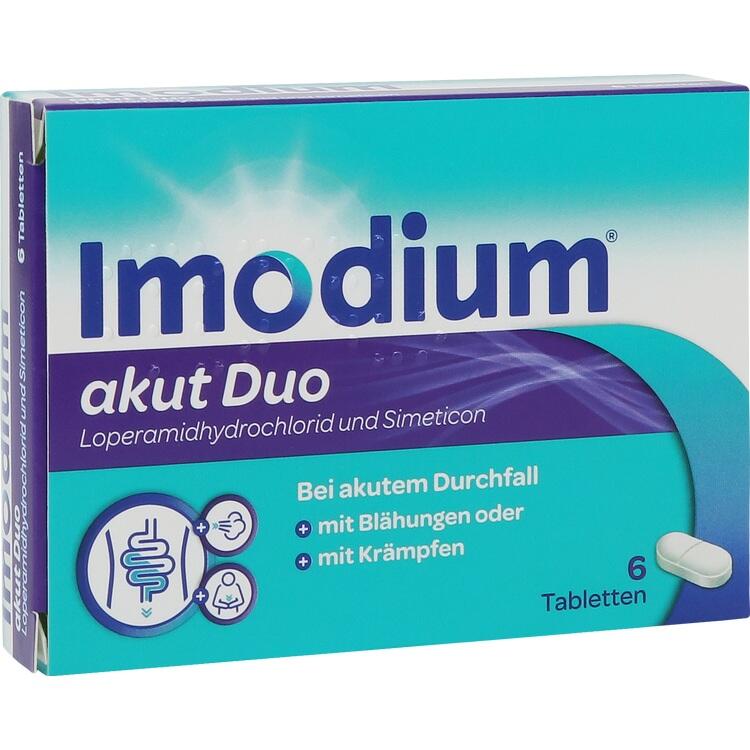 Imodium® akut Duo - Thuốc điều trị tiêu chảy cấp kèm đầy hơi