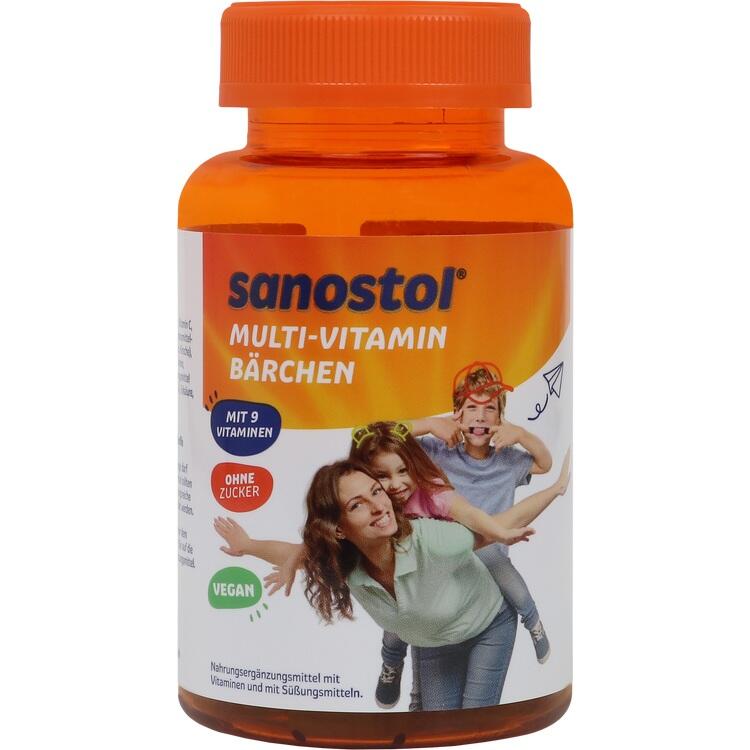 sanostol® Multi-Vitamin Bärchen - Kẹo dẻo gấu giúp bổ sung 9 loại vitamin tăng cường hệ miễn dịch
