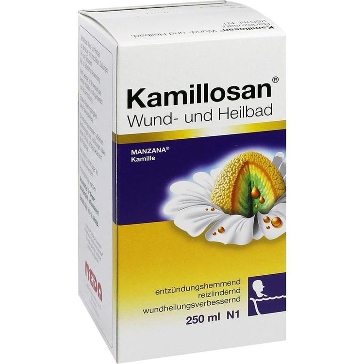 Kamillosan® Wund- und Heilbad - Dung dịch dùng để pha tắm hoặc rửa vùng da bị tổn thương hoặc viêm nhiễm