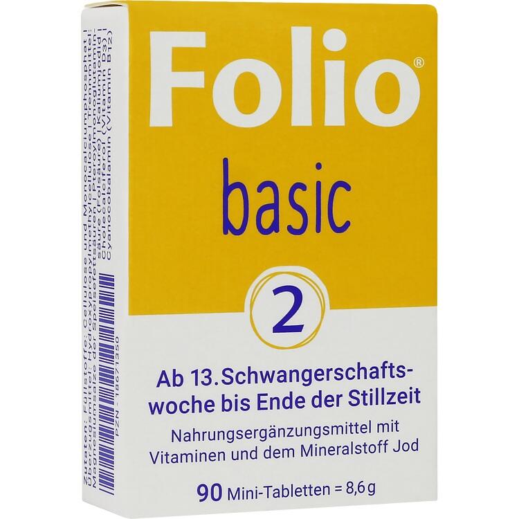 Folio® basic 2 - Bổ Sung dinh dưỡng cho mẹ từ tuần 13 đến sau sinh