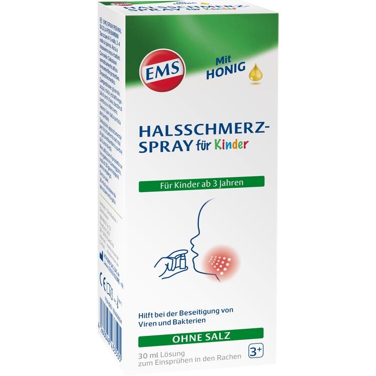 EMS HALZSCHMERZ-SPRAY für Kinder - Giúp giảm đau, viêm họng và bảo vệ niêm mạc