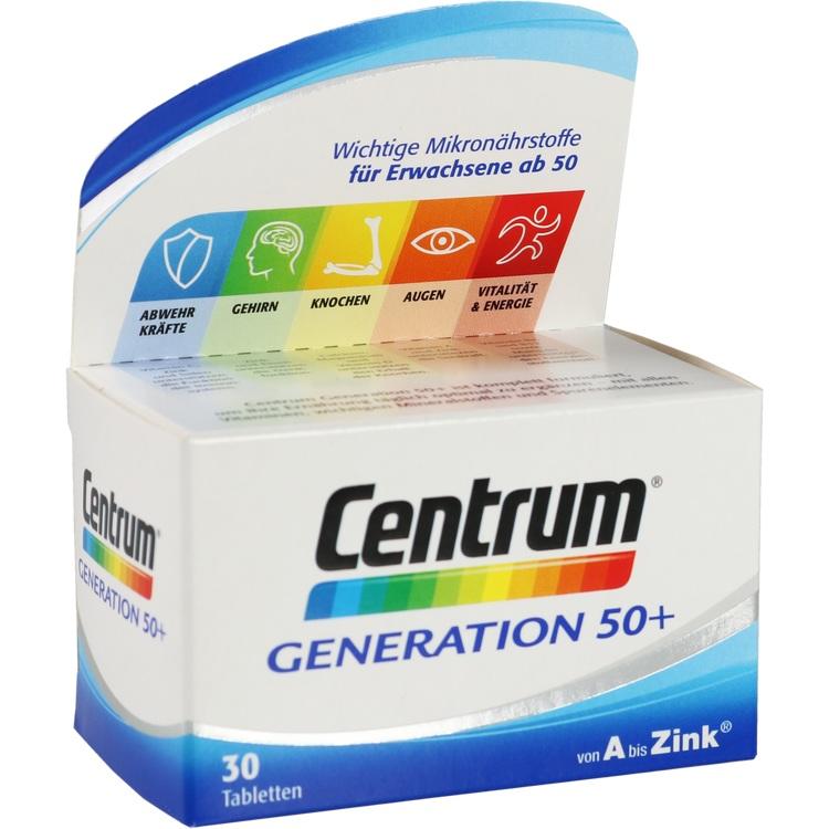 Centrum Generation 50+ - Bổ sung sức khỏe toàn diện cho người trên 50 tuổi