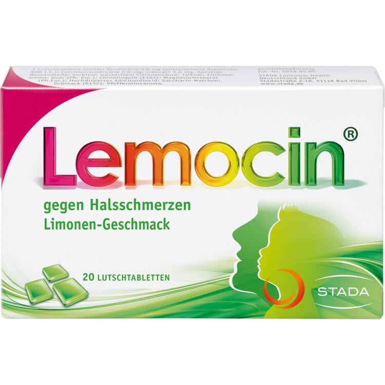 Lemocin® gegen Halsschmerzen - Thuốc trị viêm đau niêm mạc miệng và họng